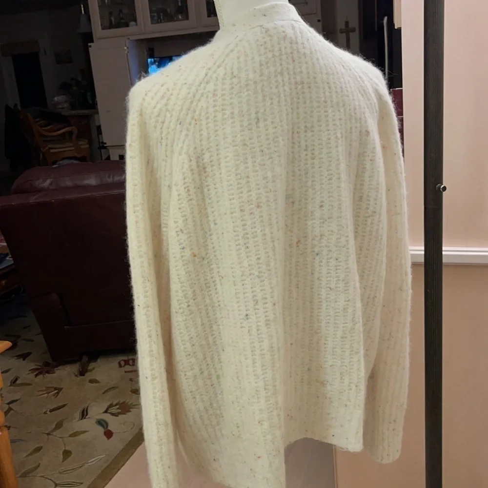 STYLE AND COMPANY CREAM SPECKLED CARDIGAN​​ - Picture 5 of 7